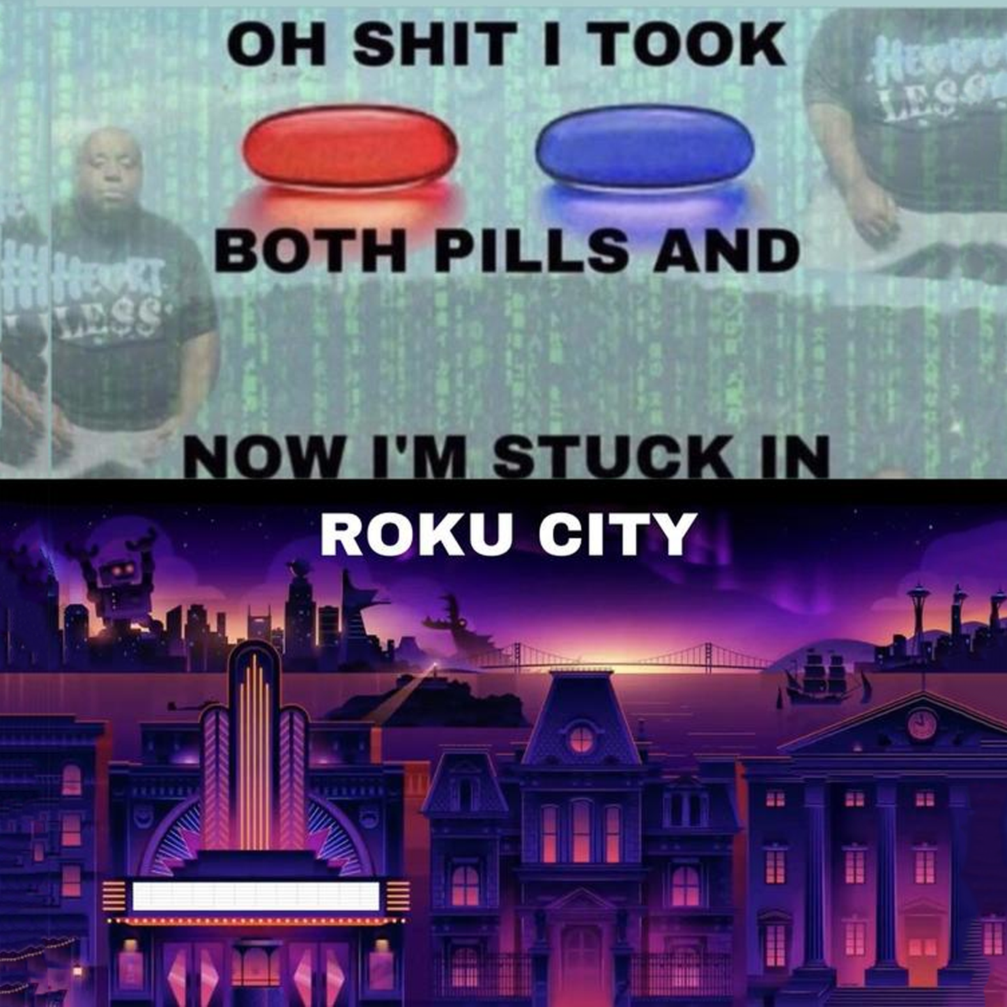 GOOD GIRLS GO TO HEAVEN BAD GIRLS GO TO ROKU CITY SHIRT