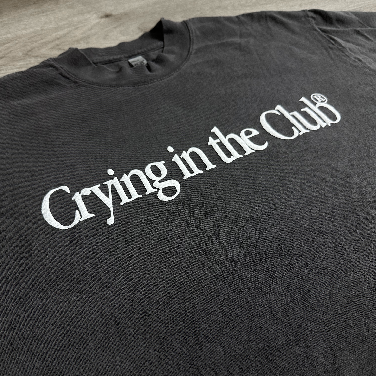 CRYING IN THE CLUB PUFF PRINT SHIRT