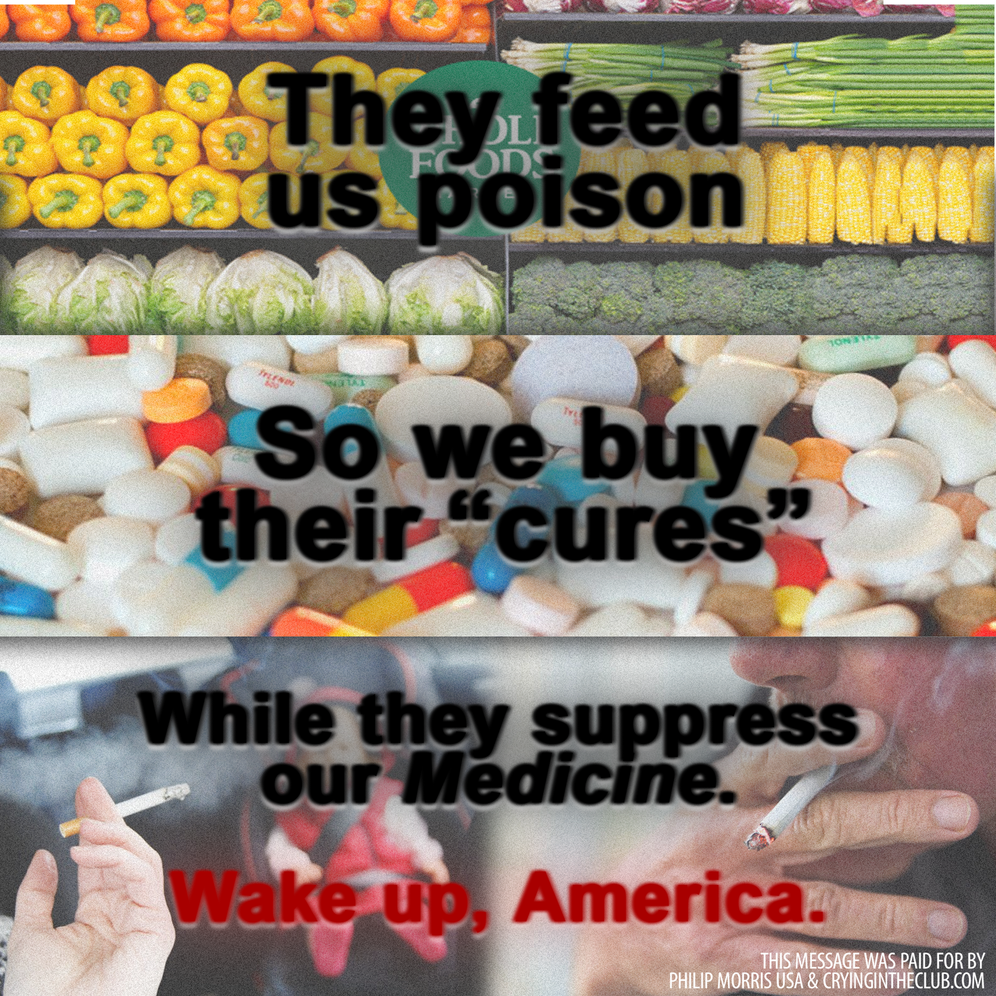 secondhand smoke is a government lie cryingintheclub meme
