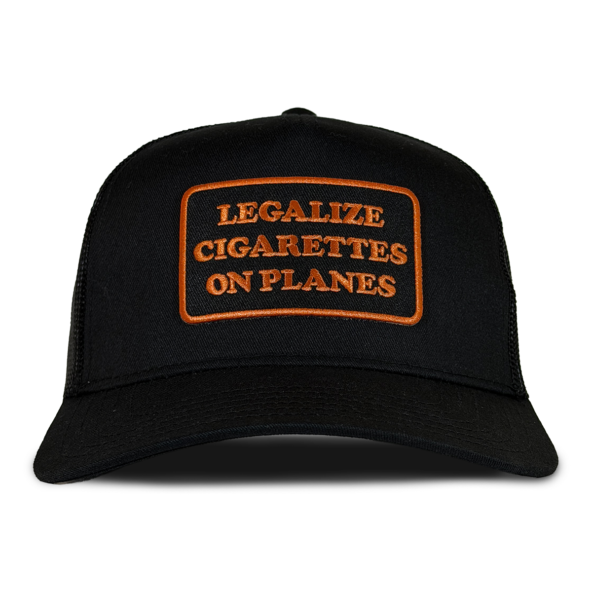 Legalize Cigarettes on Airplanes Trucker Hat Crying in the Club Black 1