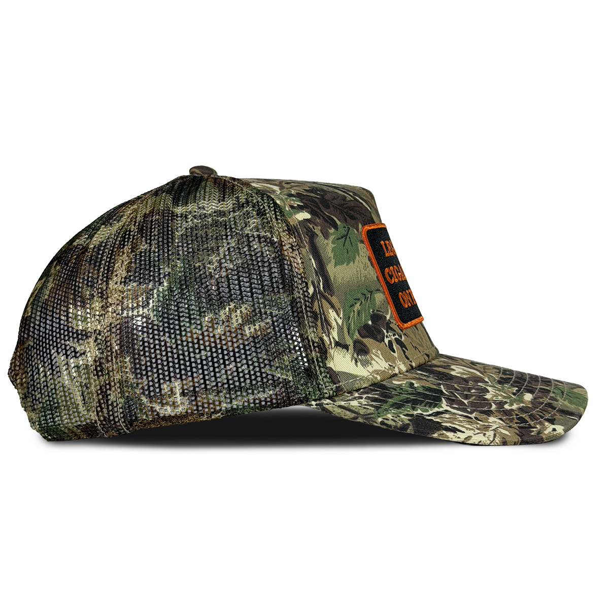 Legalize Cigarettes on Airplanes Trucker Hat Crying in the Club Camo 3