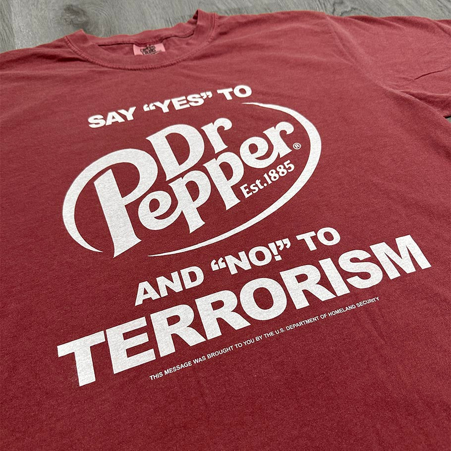 say yes to dr pepper and no to terrorism shirt cryingintheclub 2