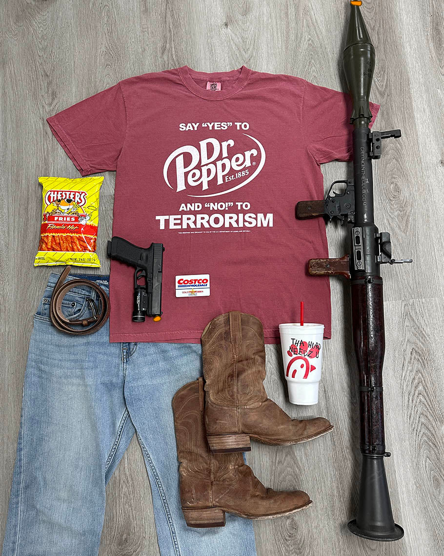 say yes to dr pepper and no to terrorism shirt cryingintheclub 3