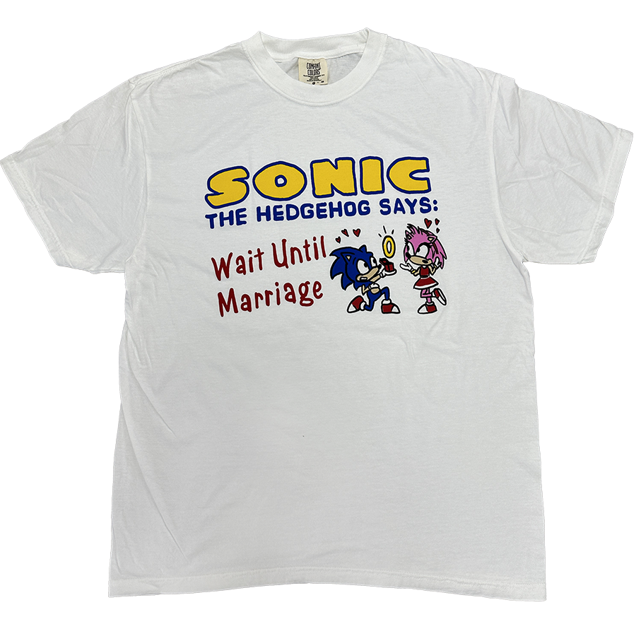 sonic the hedgehog says wait until marriage cryingintheclub shirt 1