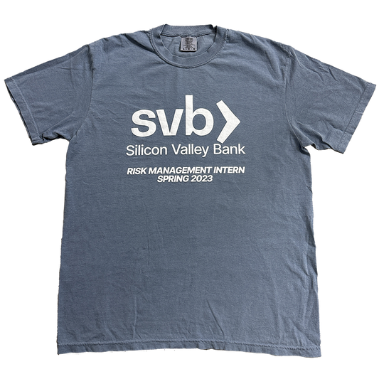 SILICON VALLEY BANK RISK MANAGEMENT INTERNSHIP SHIRT